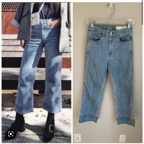 Rag and Bone Tivoli crop Jean in Size 27 - Picture 3 of 6